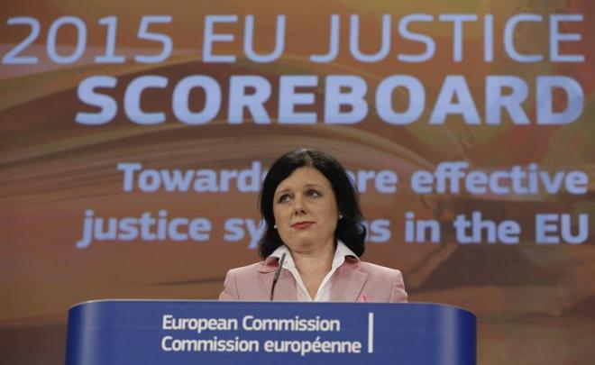 Vera Jourova, comisaria de Justicia de la UE